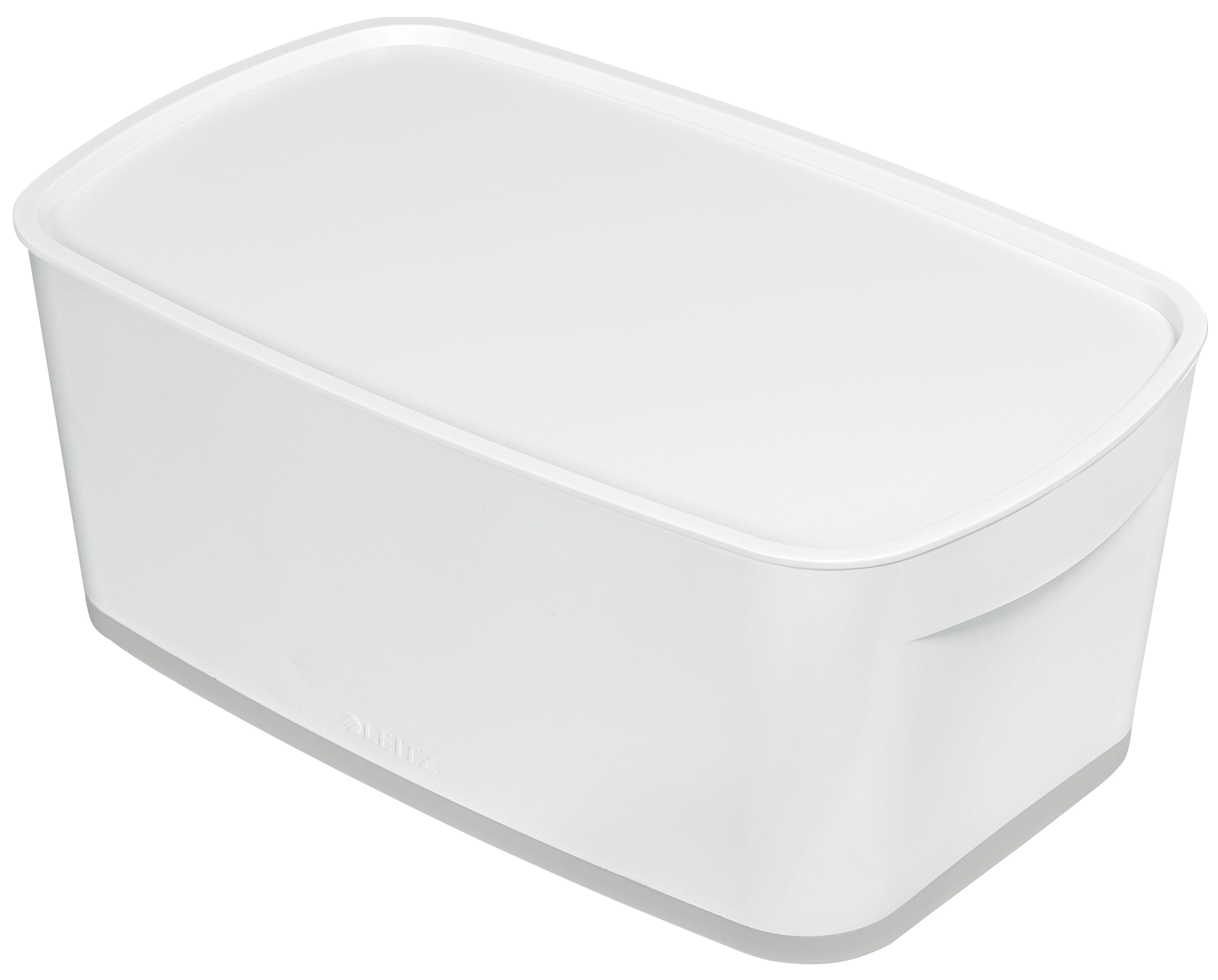 CUTIE DEPOZITARE CU CAPAC MICA ALB/GRI MYBOX LEITZ CUTIE DEPOZITARE CU CAPAC MICA ALB/GRI MYBOX LEITZ